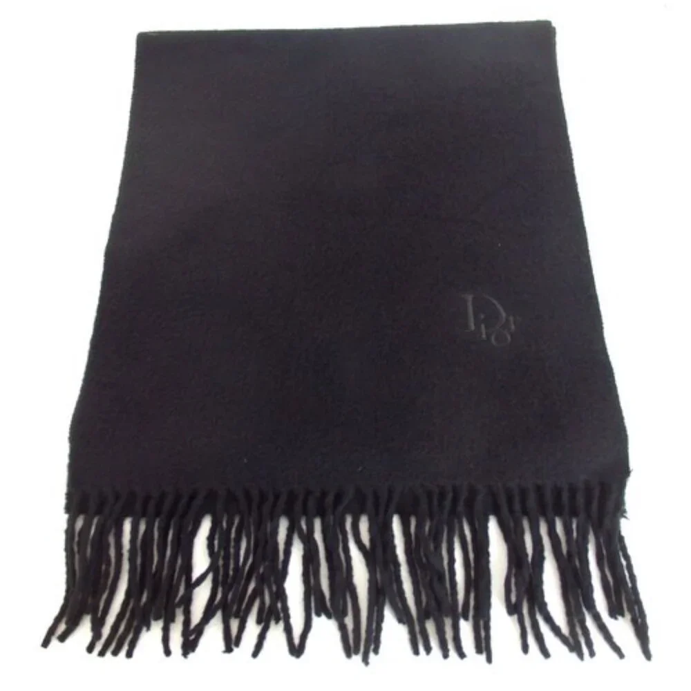 Authentic Christian Dior scarf muffler cashmere [Used]